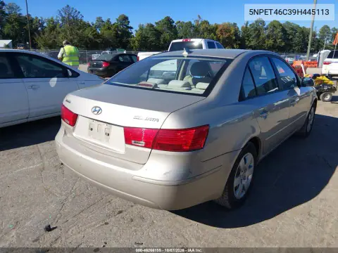 2009 Hyundai Sonata Gls VIN 5NPET46C39H445113 фото 5