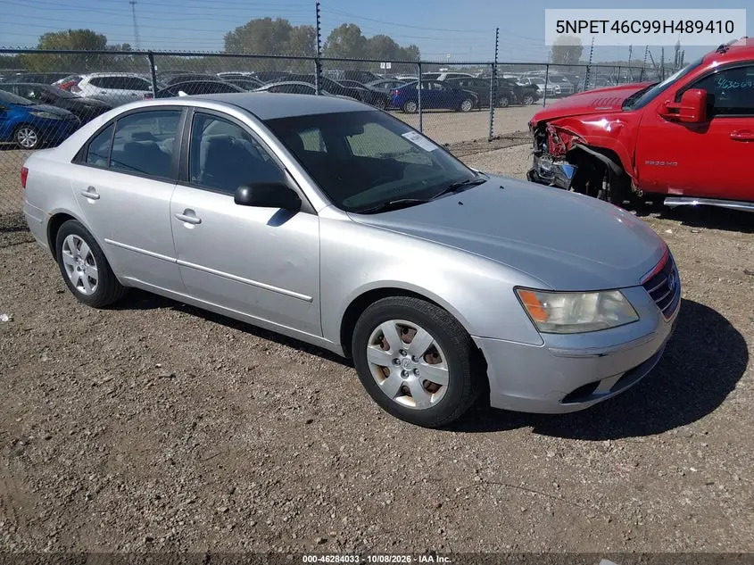 2009 Hyundai Sonata Gls VIN 5NPET46C99H489410 фото 2