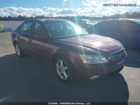 5NPET4AF9AH640655 — 2010 Hyundai Sonata, Передняя часть, фото до ремонта