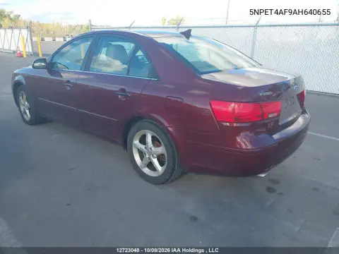 2010 Hyundai Sonata Gls VIN 5NPET4AF9AH640655 фото 4