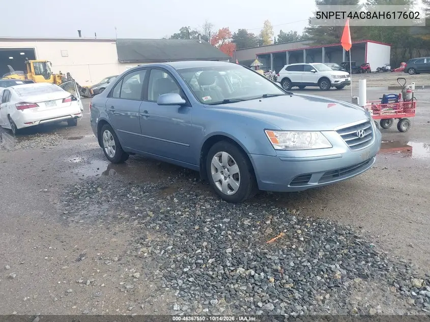 5NPET4AC8AH617602 — 2010 Hyundai Sonata, фото 2 с аукциона IAAI 21.10.2026, Естественный износ