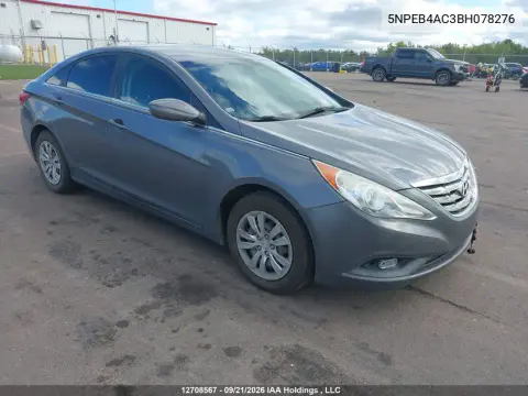 5NPEB4AC3BH078276 — 2011 Hyundai Sonata, Передняя часть, фото до ремонта