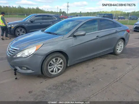 2011 Hyundai Sonata Gl VIN 5NPEB4AC3BH078276 фото 3