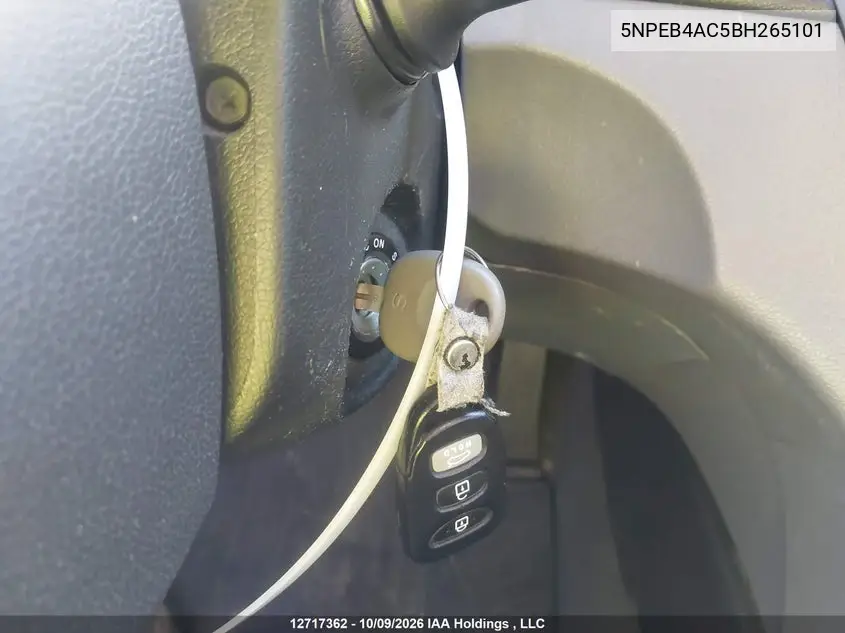 2011 Hyundai Sonata Gl VIN 5NPEB4AC5BH265101 фото 12