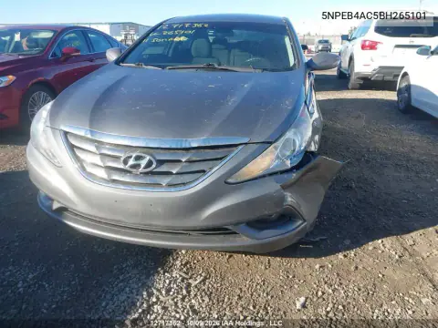 2011 Hyundai Sonata Gl VIN 5NPEB4AC5BH265101 фото 13