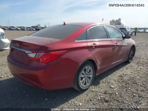 2011 Hyundai Sonata Gl VIN 5NPEB4AC8BH018543 фото 5