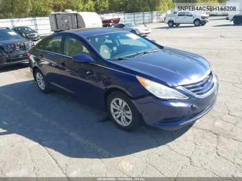 5NPEB4AC5BH165208 — 2011 Hyundai Sonata, Передняя часть, фото до ремонта