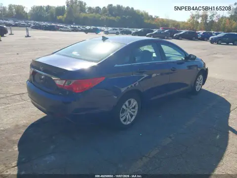 2011 Hyundai Sonata Gls VIN 5NPEB4AC5BH165208 фото 5