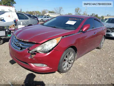2011 Hyundai Sonata Se VIN 5NPEC4AC7BH003304 фото 2