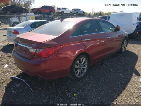 2011 Hyundai Sonata Se VIN 5NPEC4AC7BH003304 фото 4