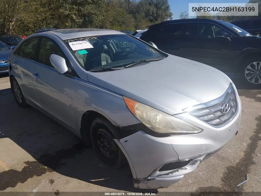 2011 Hyundai Sonata Limited VIN 5NPEC4AC2BH163199 фото 2