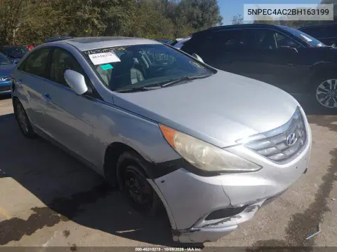 2011 Hyundai Sonata Limited VIN 5NPEC4AC2BH163199 фото 2
