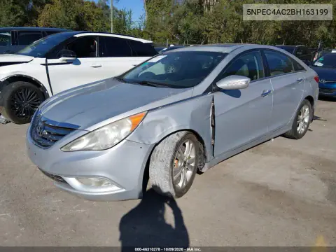 2011 Hyundai Sonata Limited VIN 5NPEC4AC2BH163199 фото 3