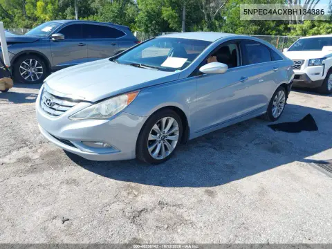 2011 Hyundai Sonata Se VIN 5NPEC4ACXBH134386 фото 2