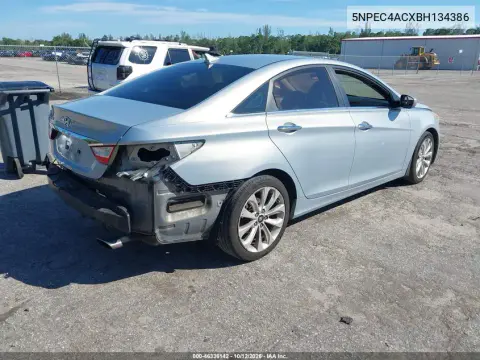2011 Hyundai Sonata Se VIN 5NPEC4ACXBH134386 фото 4