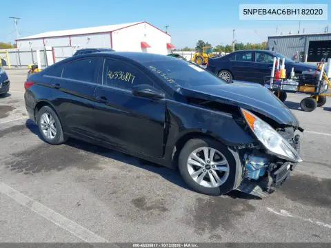5NPEB4AC6BH182020 — 2011 Hyundai Sonata, Передняя часть, фото до ремонта