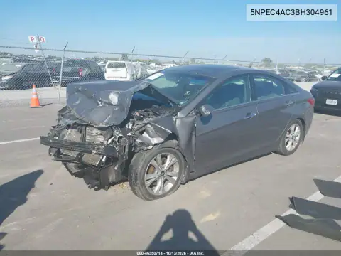 5NPEC4AC3BH304961 — 2011 Hyundai Sonata, фото 2 с аукциона IAAI, Передняя часть