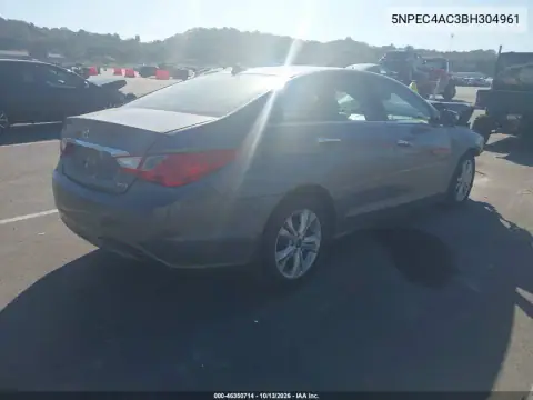 5NPEC4AC3BH304961 — 2011 Hyundai Sonata, фото 4 с аукциона IAAI, Передняя часть