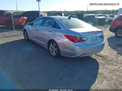 2013 Hyundai Sonata Limited VIN 5NPEC4AC4DH652318 фото 4
