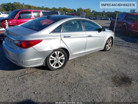2013 Hyundai Sonata Limited VIN 5NPEC4AC4DH652318 фото 5