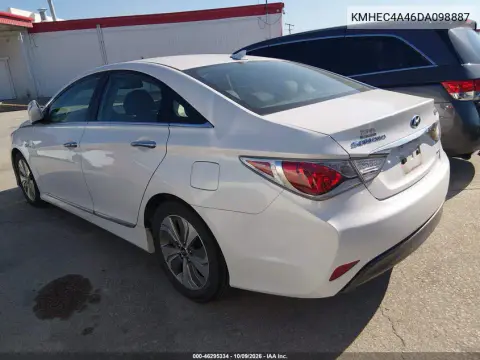 2013 Hyundai Sonata Hybrid Limited VIN KMHEC4A46DA098887 фото 4