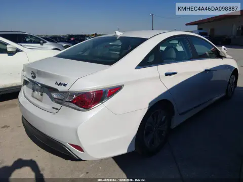 2013 Hyundai Sonata Hybrid Limited VIN KMHEC4A46DA098887 фото 5
