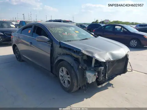 2013 Hyundai Sonata Gls VIN 5NPEB4AC4DH602957 фото 2