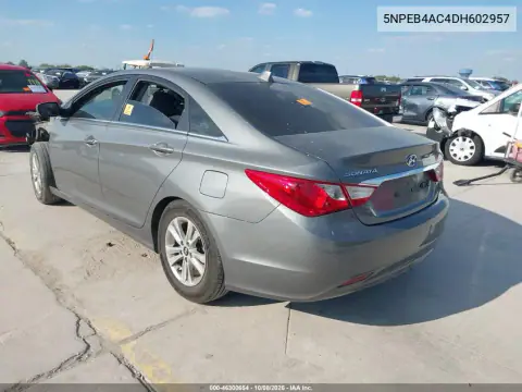 2013 Hyundai Sonata Gls VIN 5NPEB4AC4DH602957 фото 4