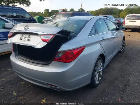 2013 Hyundai Sonata Se VIN 5NPEC4AC5DH729326 фото 4