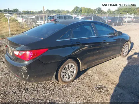 2013 Hyundai Sonata Gls VIN 5NPEB4AC7DH585734 фото 5
