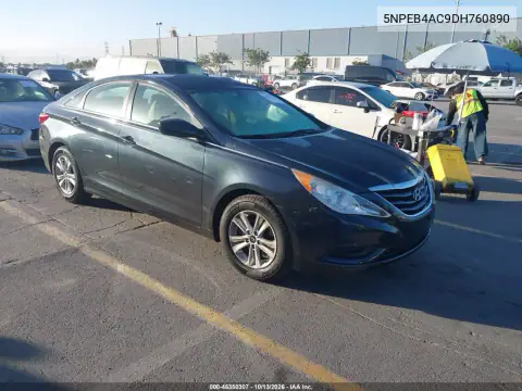 5NPEB4AC9DH760890 — 2013 Hyundai Sonata, Левый бок, фото до ремонта