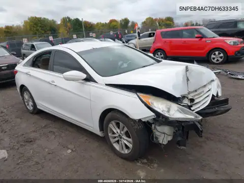 5NPEB4AC7DH633345 — 2013 Hyundai Sonata, Кража, фото до ремонта