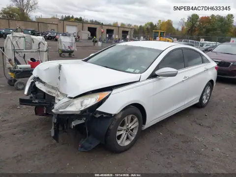 5NPEB4AC7DH633345 — 2013 Hyundai Sonata, фото 2 с аукциона IAAI, Угон