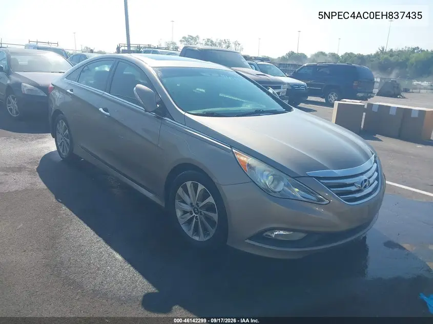 2014 Hyundai Sonata Limited VIN 5NPEC4AC0EH837435 фото 2