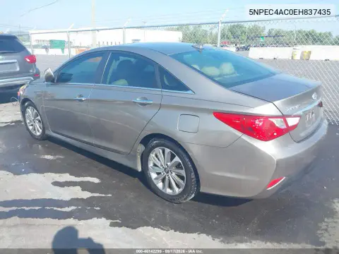 2014 Hyundai Sonata Limited VIN 5NPEC4AC0EH837435 фото 4