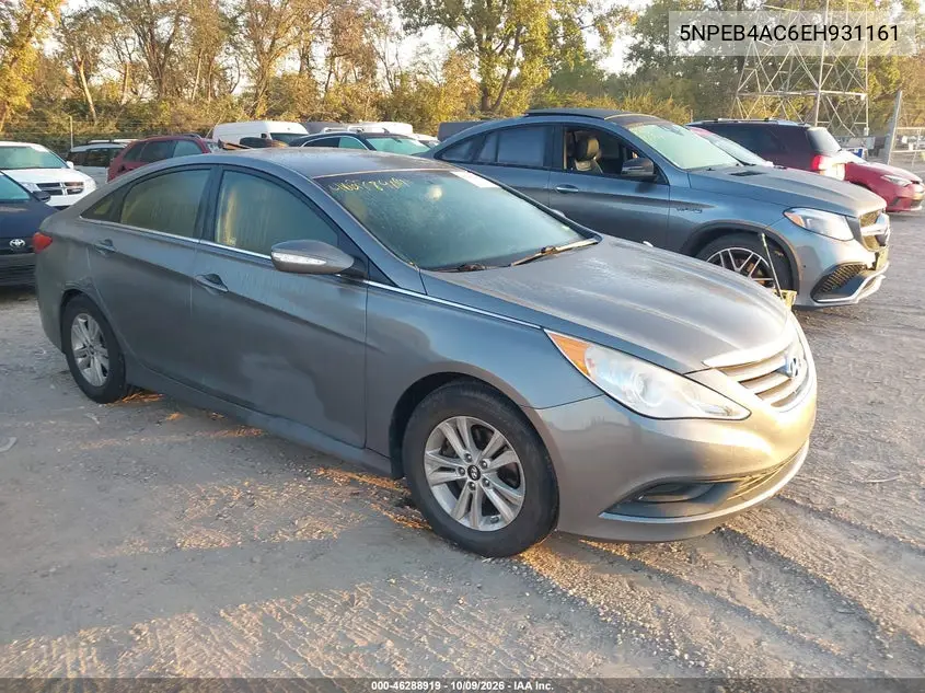 2014 Hyundai Sonata Gls VIN 5NPEB4AC6EH931161 фото 2