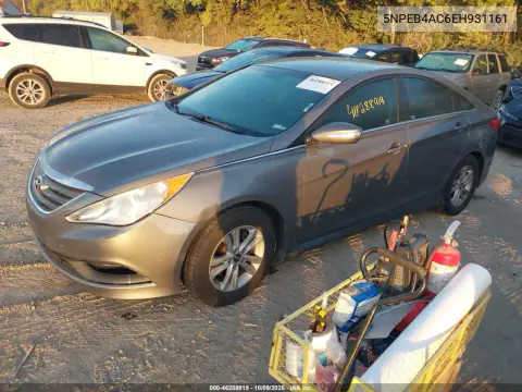 2014 Hyundai Sonata Gls VIN 5NPEB4AC6EH931161 фото 3