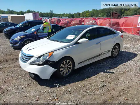 2014 Hyundai Sonata Limited VIN 5NPEC4AC7EH911594 фото 2