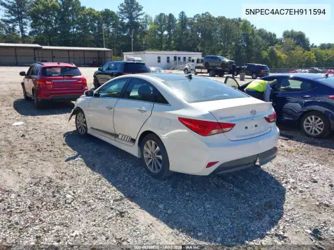 2014 Hyundai Sonata Limited VIN 5NPEC4AC7EH911594 фото 3
