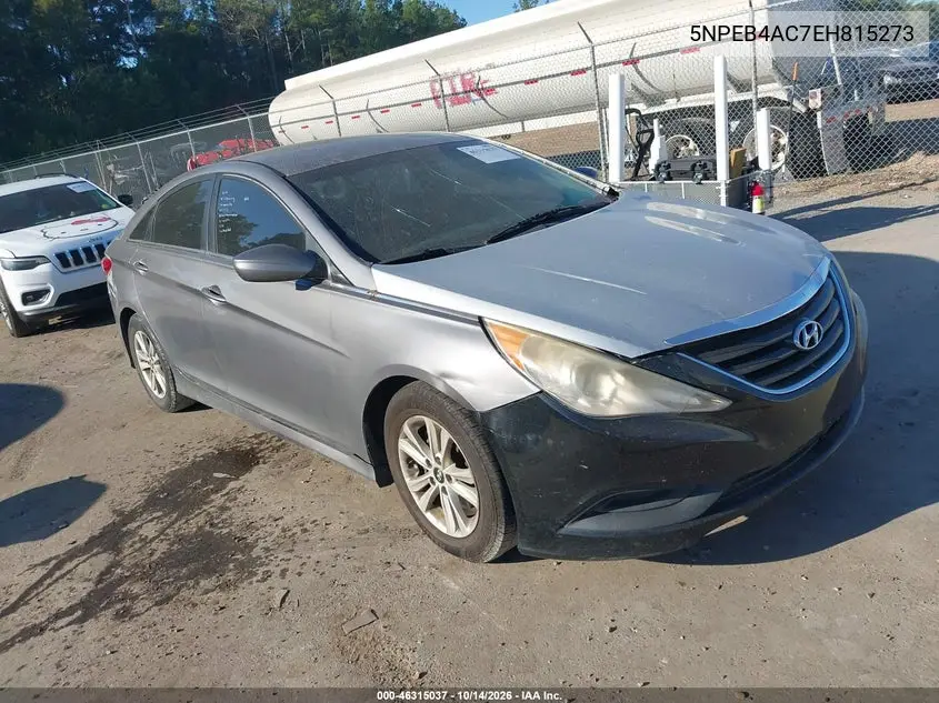 5NPEB4AC7EH815273 — 2014 Hyundai Sonata, фото 2 с аукциона IAAI, Изъят кредитором