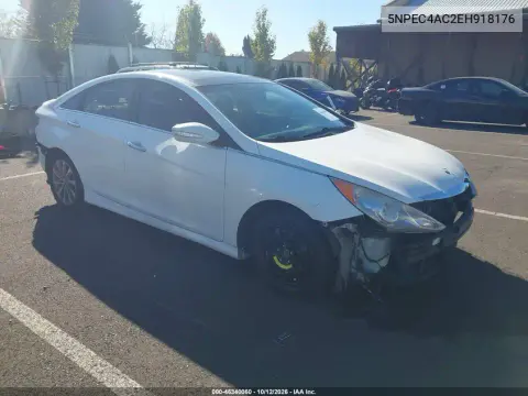 5NPEC4AC2EH918176 — 2014 Hyundai Sonata, Передняя часть, фото до ремонта