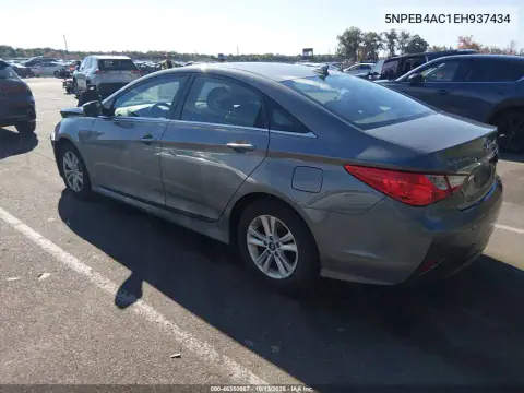 5NPEB4AC1EH937434 — 2014 Hyundai Sonata, фото 4 с аукциона IAAI, Передняя часть