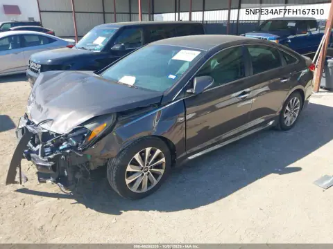2015 Hyundai Sonata Sport VIN 5NPE34AF7FH167510 фото 3