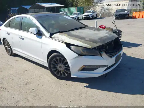 2015 Hyundai Sonata Limited VIN 5NPE34AF0FH051369 фото 1