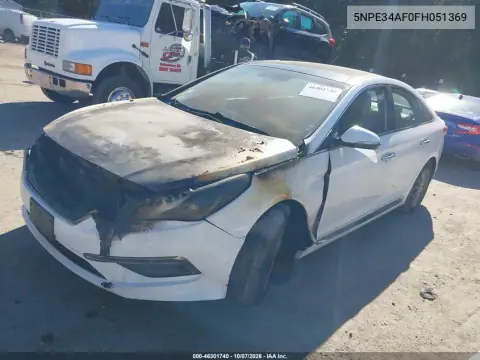 2015 Hyundai Sonata Limited VIN 5NPE34AF0FH051369 фото 2