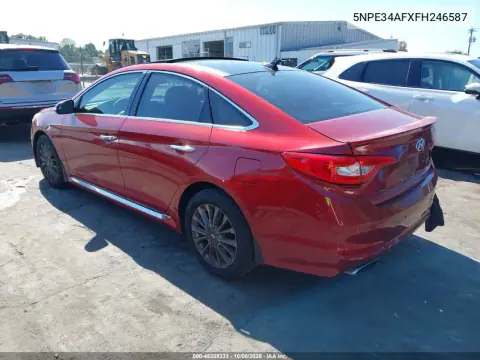 2015 Hyundai Sonata Limited VIN 5NPE34AFXFH246587 фото 4