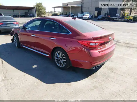 2015 Hyundai Sonata Limited VIN 5NPE34AF2FH199149 фото 4