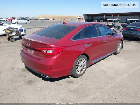 2015 Hyundai Sonata Limited VIN 5NPE34AF2FH199149 фото 5