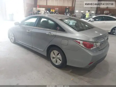 2015 Hyundai Sonata Hybrid VIN KMHEC4A42FA120158 фото 3