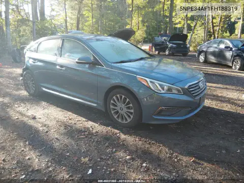 5NPE34AF1FH188319 — 2015 Hyundai Sonata, Сзади, фото до ремонта